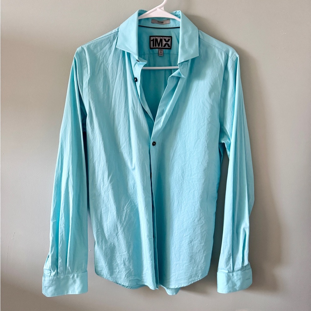 Express Limited Edition 1MX Men’s Slim Fit Dress Shirt Easy Care Button Down S